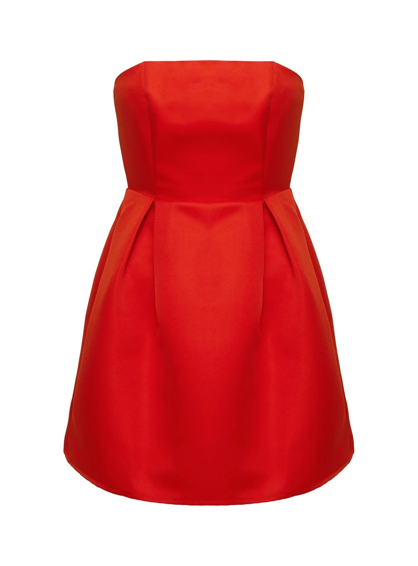 Spader Corset Mini Dress Red
