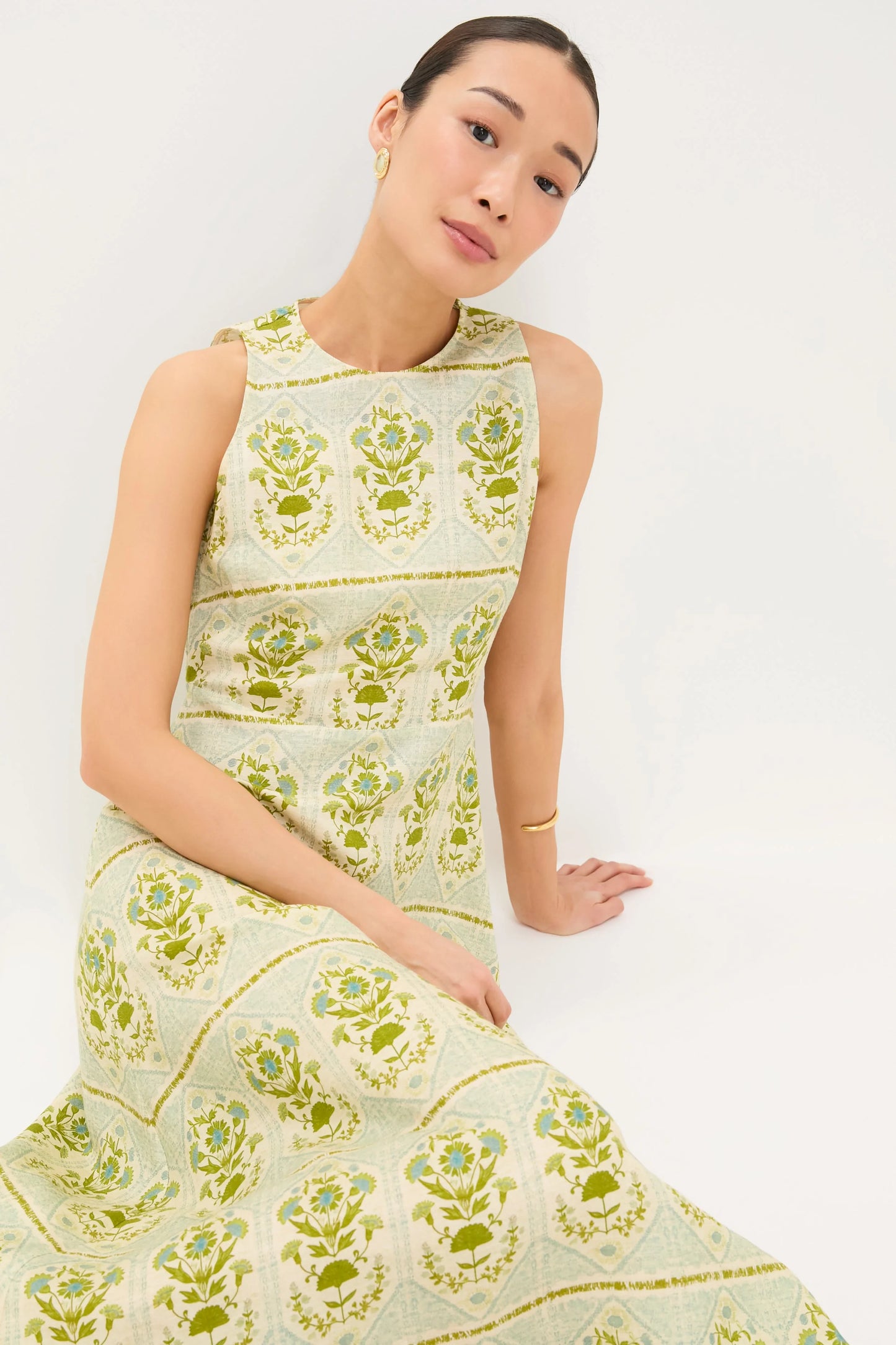 Green Trellis Faith Dress