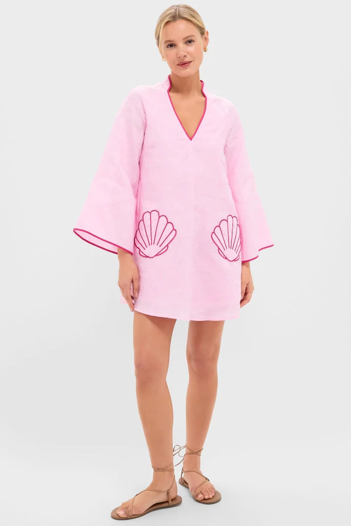 Pink Seashell Oceana Mini Dress