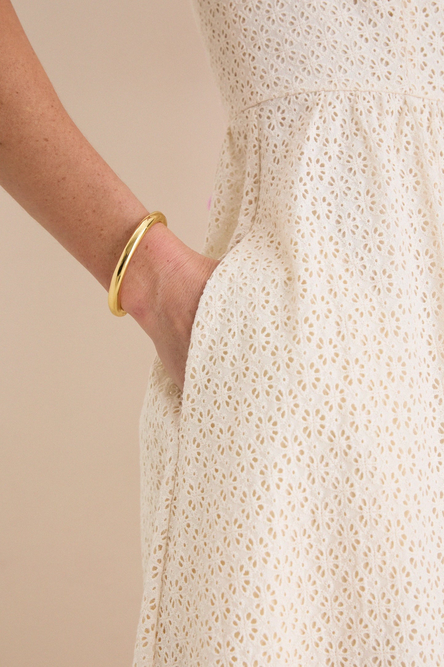 Porcelain Eyelet Esme Dress