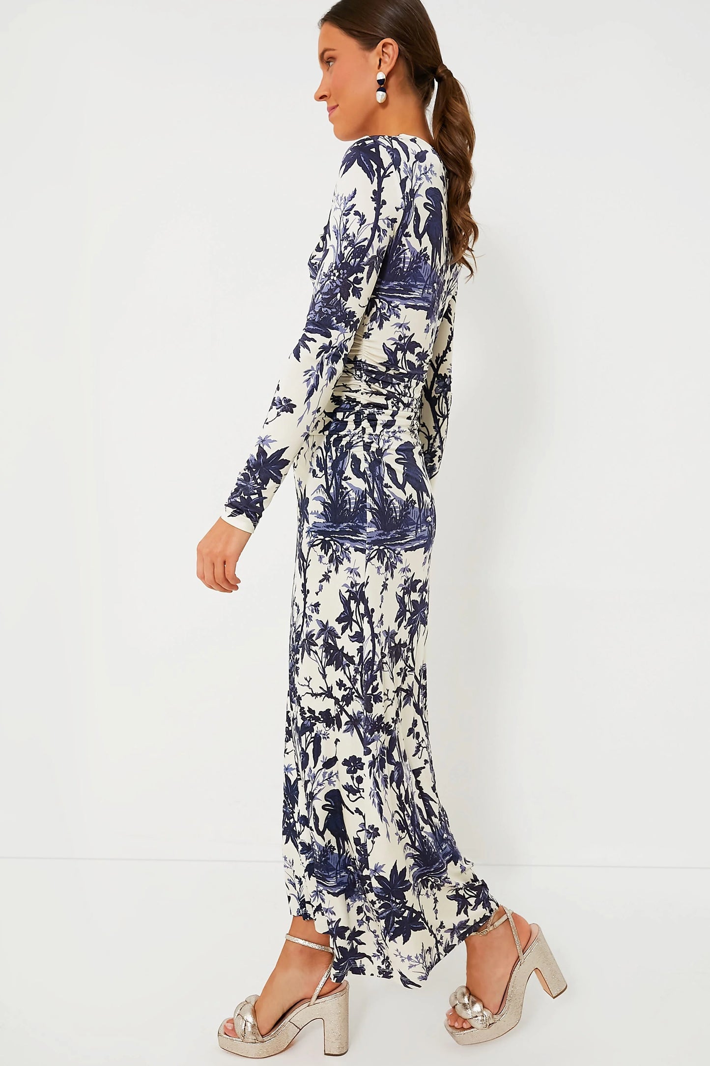 Heron Navy Maisy Dress