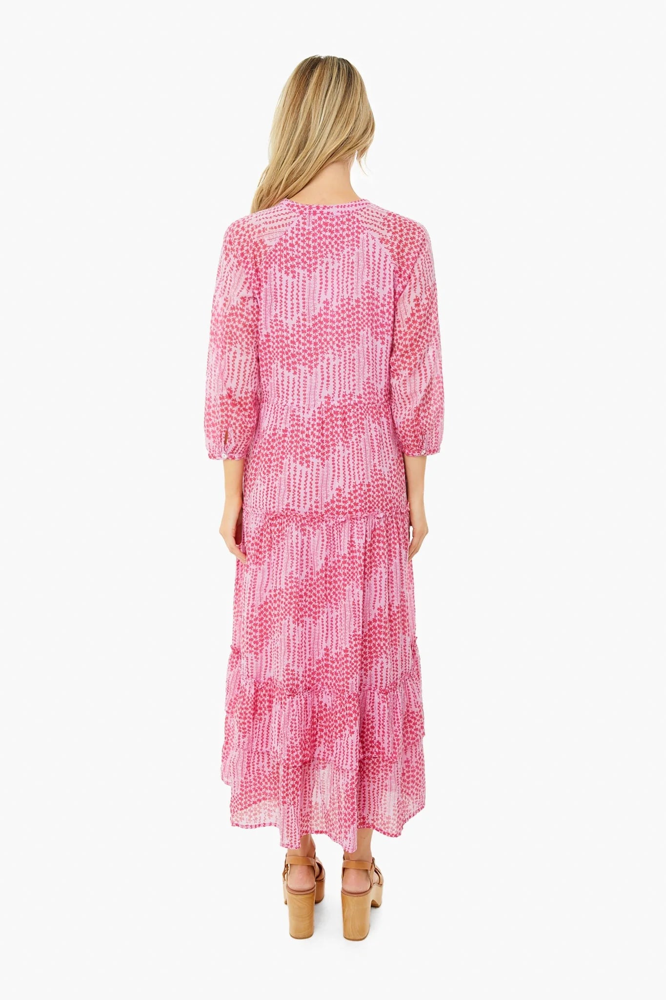 Maiden Grass Vivid Pinks Bazaar Dress