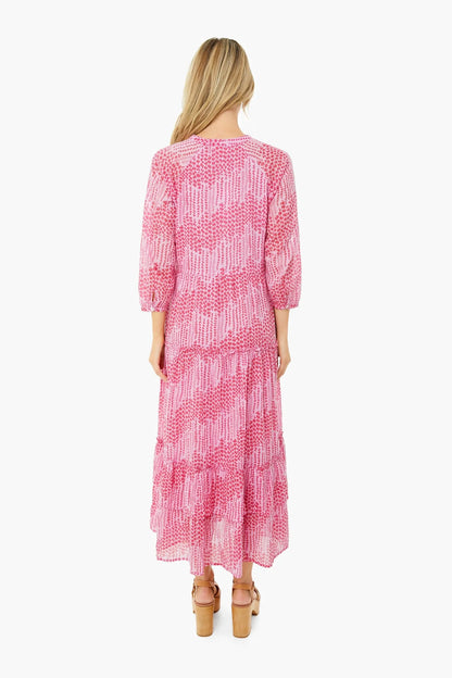 Maiden Grass Vivid Pinks Bazaar Dress