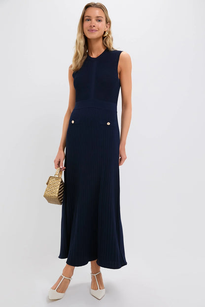 Navy Knit Ruby Dress