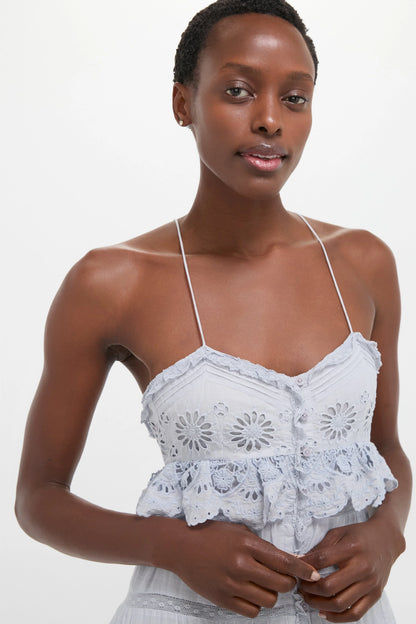 Light Blue Paule Maxi Dress