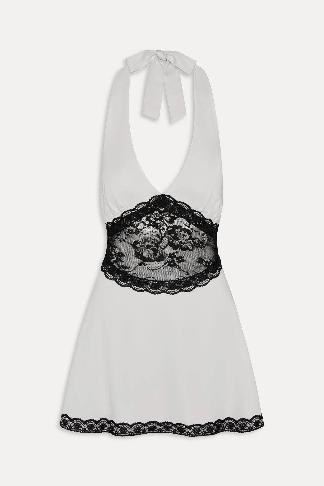 Audrey Satin Mini Dress - Soft Sand