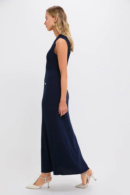 Navy Knit Ruby Dress