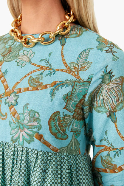 Exclusive Turquoise Camilla Rene Dress