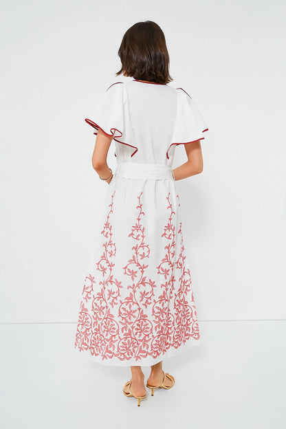 Strawberry Leaves Daisy Dress