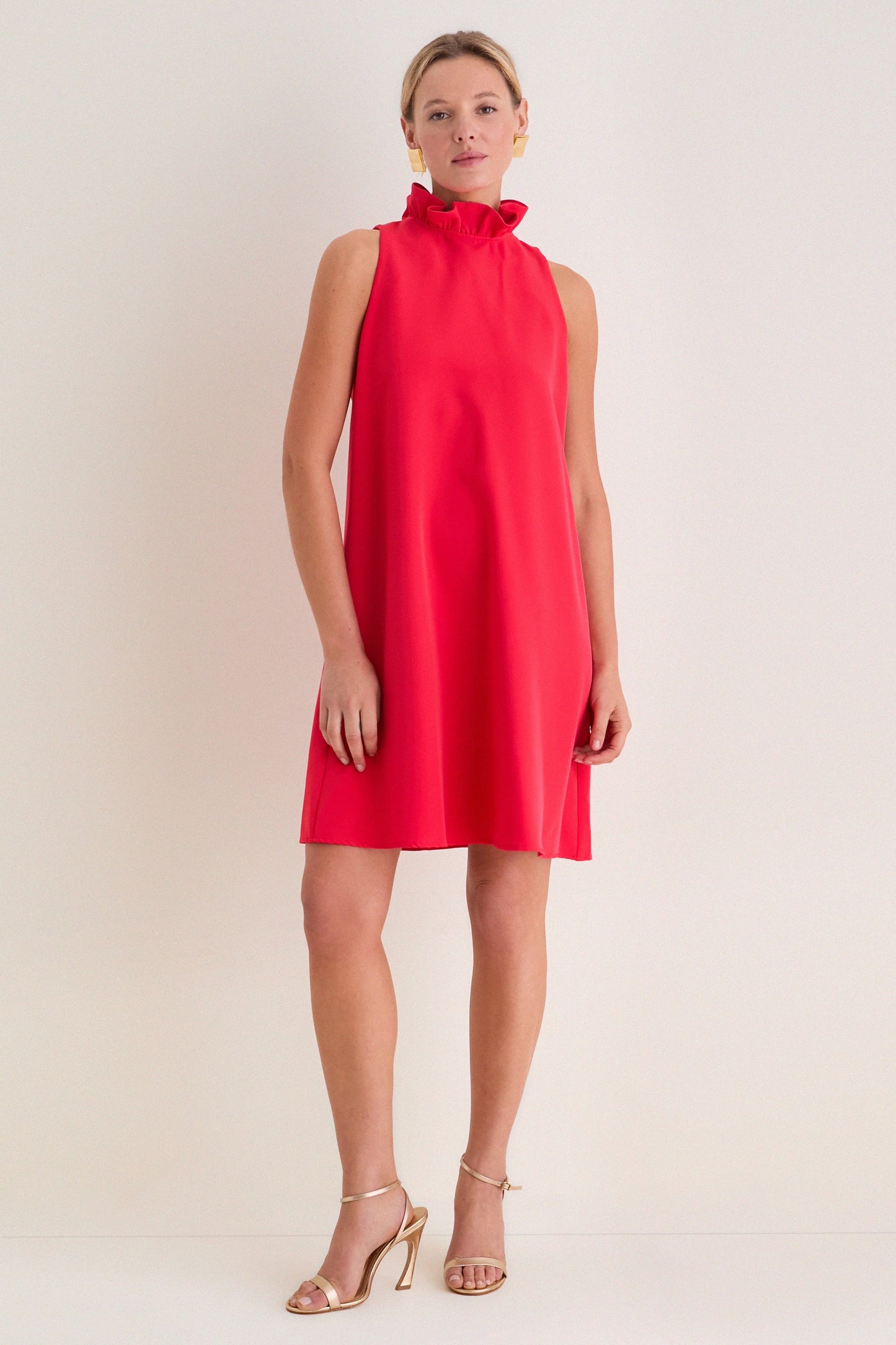 Poppy Red Blythe Dress