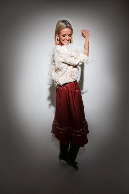 Rhubarb Western Bridge Dress