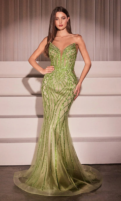 Formal Long Dress CC6018 By Ladivine