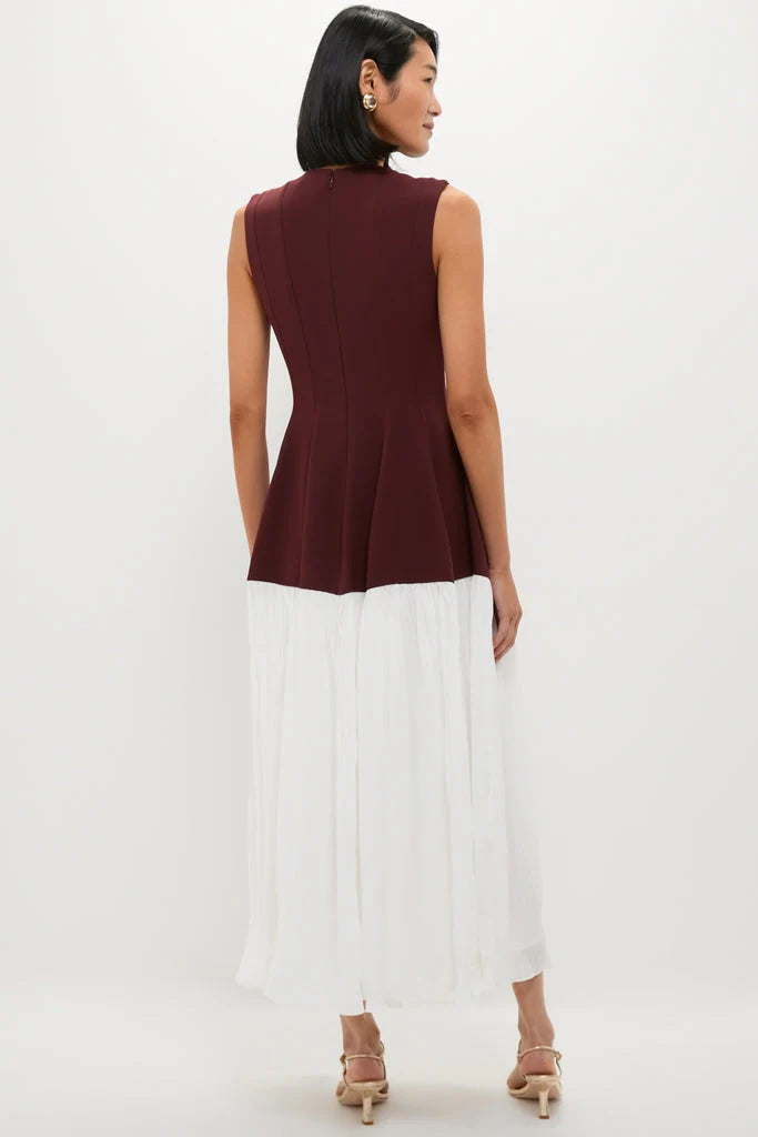 Mahogany Multi Raleigh Midi Dress
