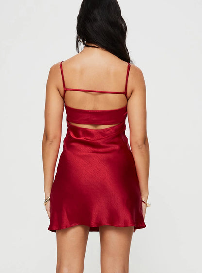 Jazelle Mini Dress Red