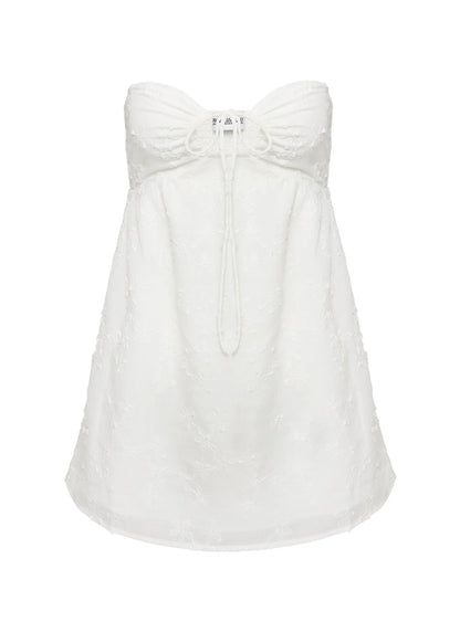Rosenberg Strapless Mini Dress White