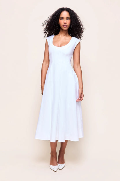 Leila Cotton Poplin Dress