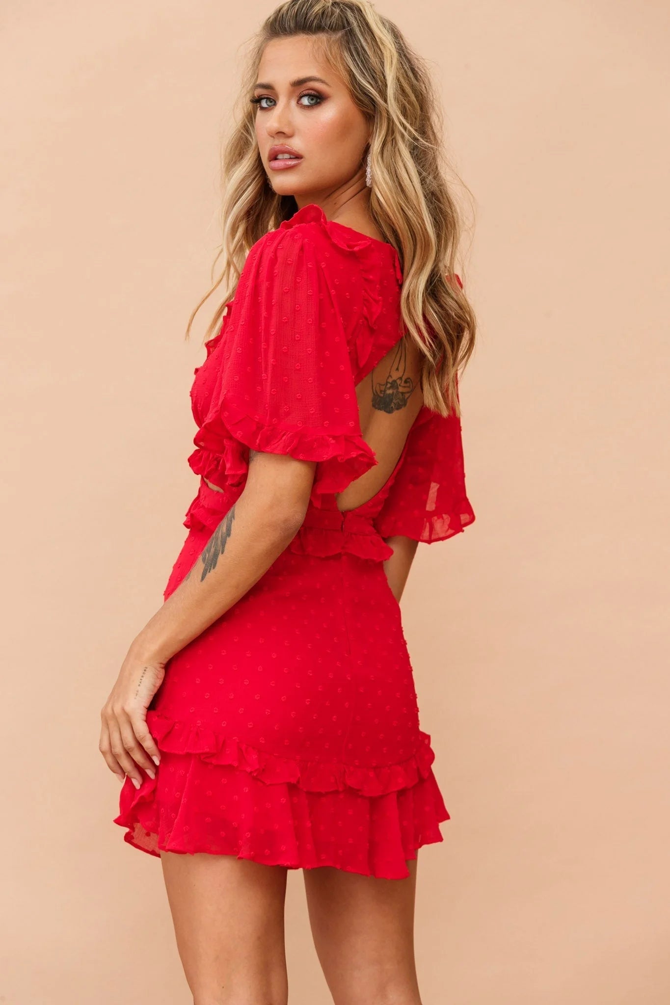 Sprung In Love Dress - Red