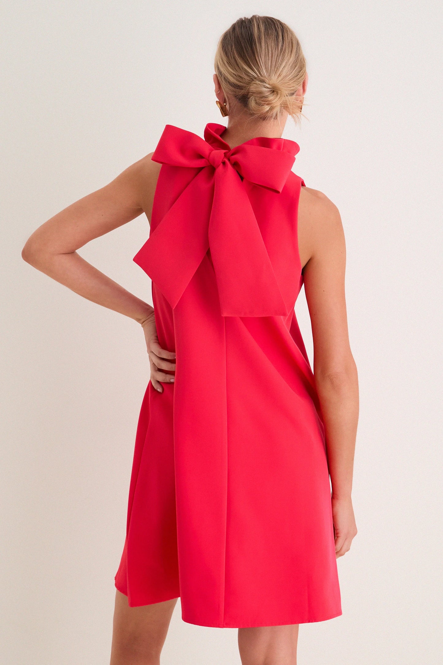 Poppy Red Blythe Dress