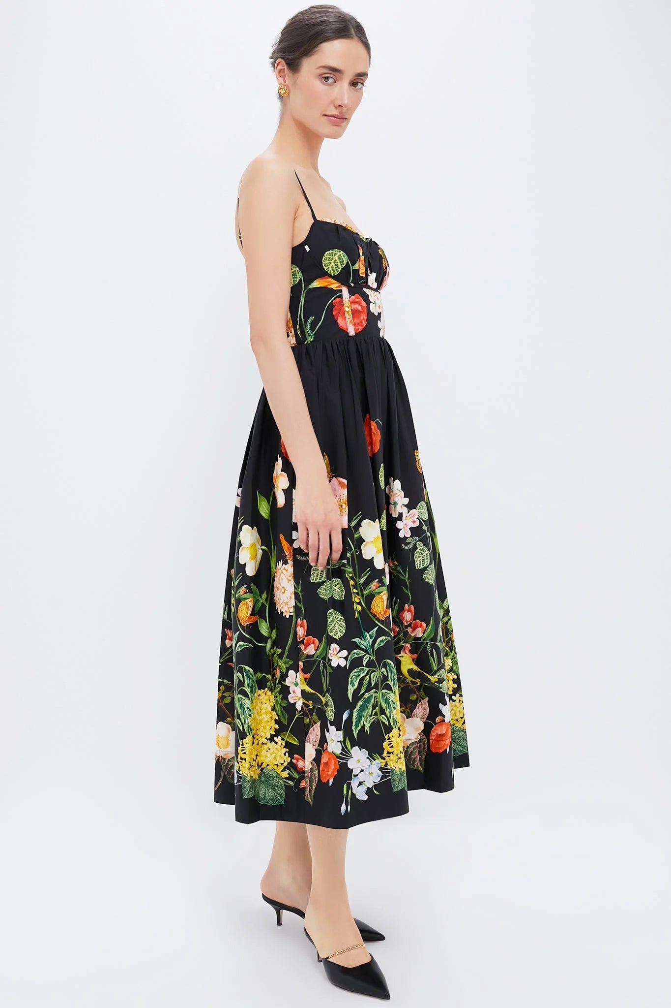 Nectar Black Alba Midi Dress