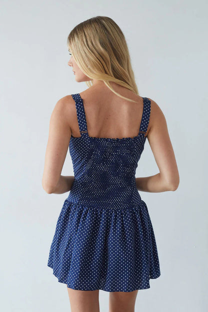 Kailan Polka Dot Mini Dress