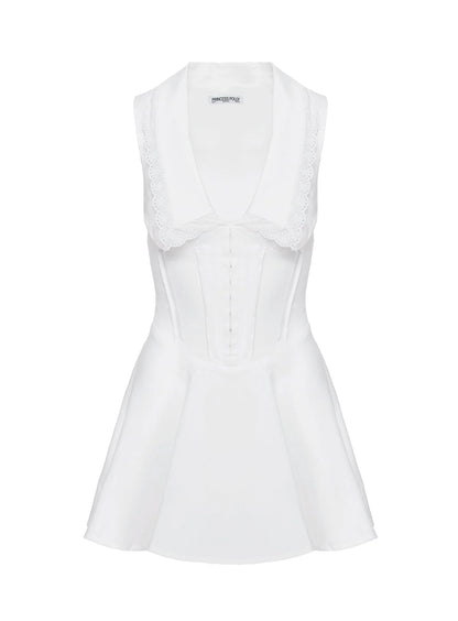 Haworth Mini Dress White