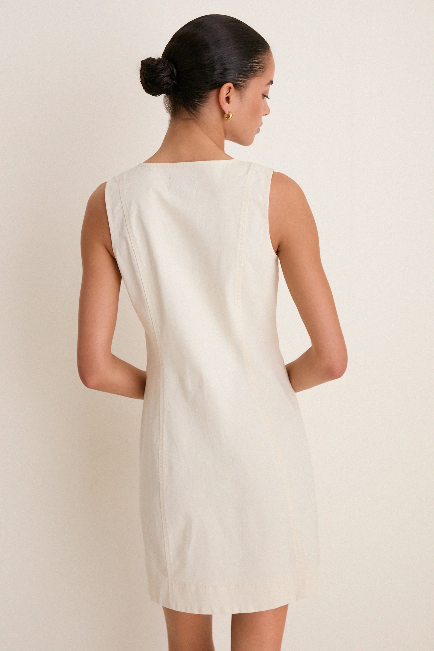 Stone Chino Rhoda Mini Dress