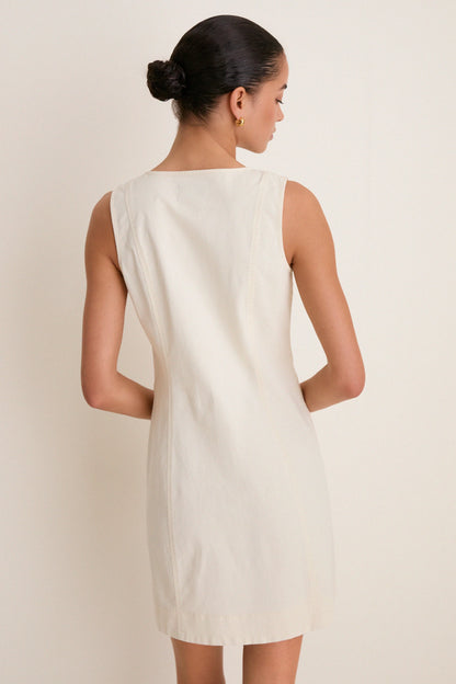Stone Chino Rhoda Mini Dress