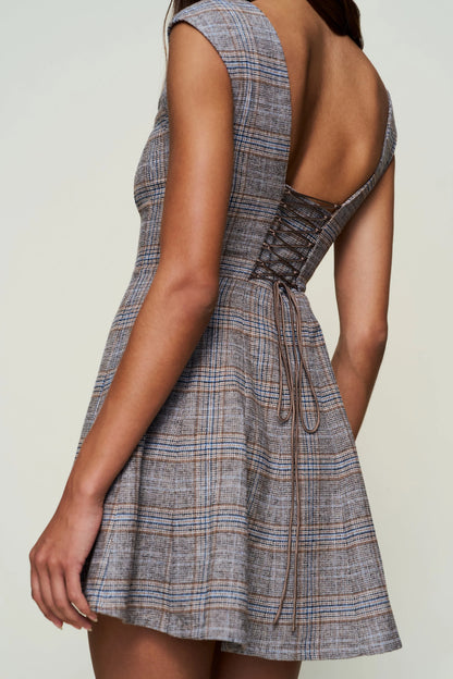 Leila Tartan Mini Dress