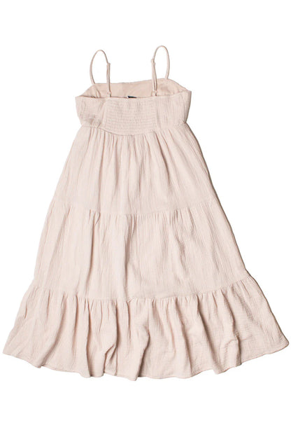 Tiered Gauze Midi Dress
