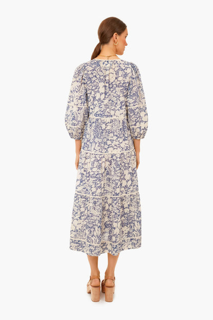 Tassel Tie Blouson Dress