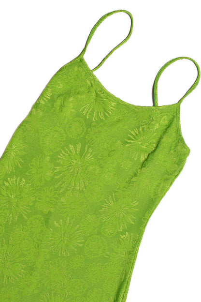 Aloe Gel Jacquard Mini Dress