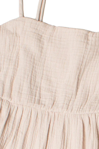 Tiered Gauze Midi Dress
