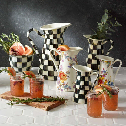 Courtly Check Enamel Practical Pitcher - Medium