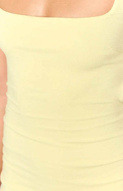Kirby Yellow Mini Dress