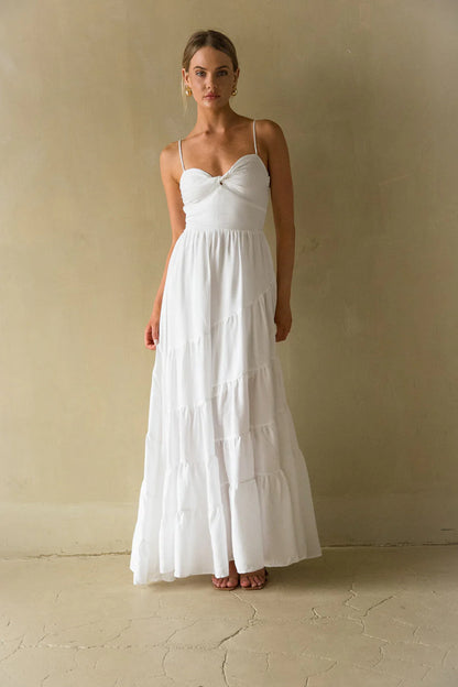 Donna Twist Front Maxi Dress