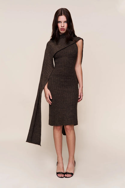 Hooded Knit Dress