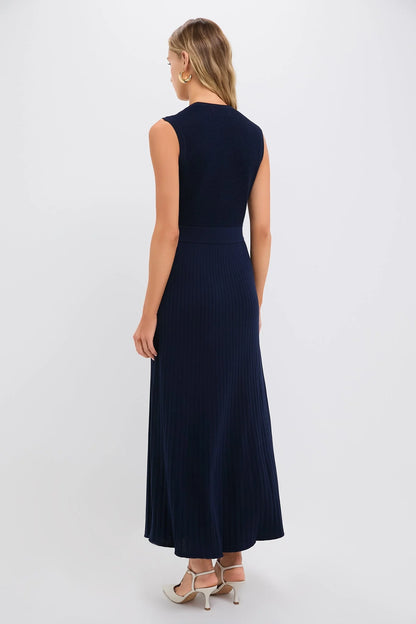 Navy Knit Ruby Dress