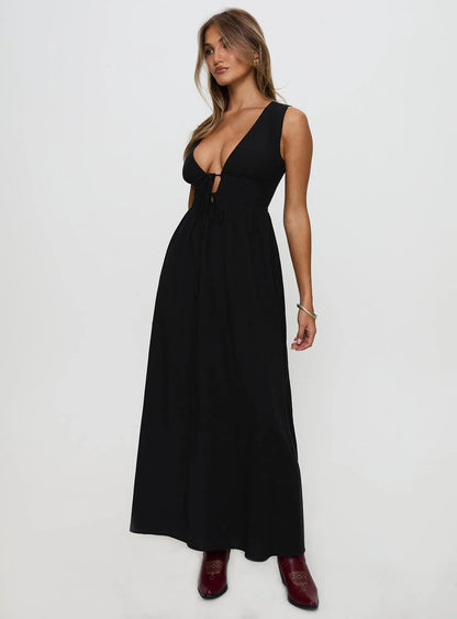Pokey Maxi Dress Black
