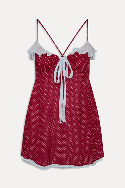 Picnic Hour Polka Dot Dress - Tuscany