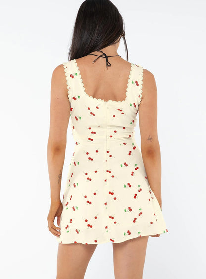 Dasha Mini Dress Cherry