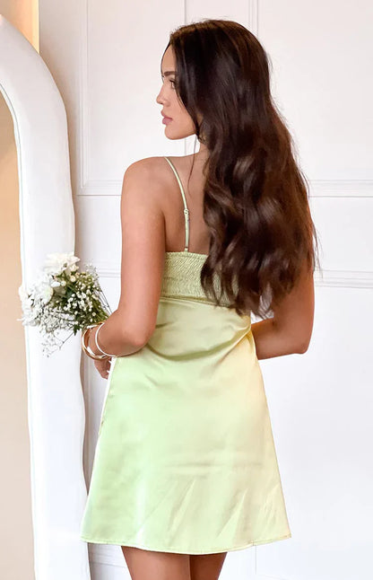 Chantell Sage Mini Dress