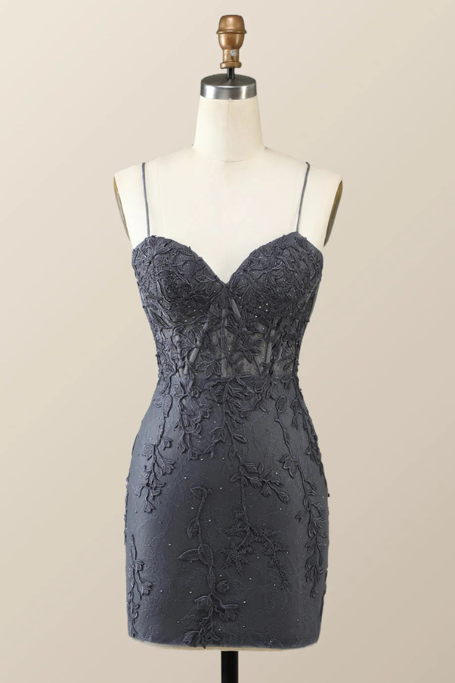 Hot Pink Lace Bodycon Mini Dress