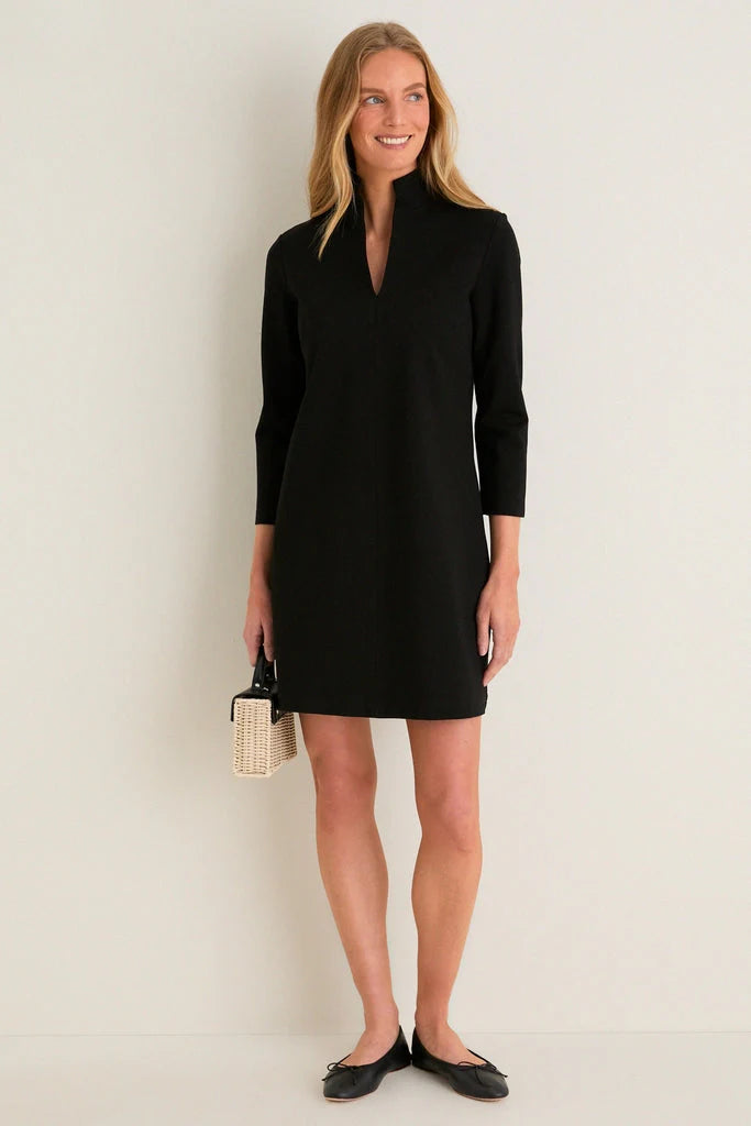 Black Ponte Clifton Dress