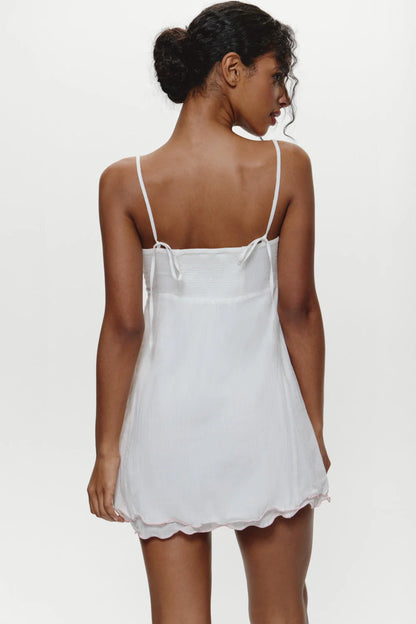 Imani Cotton Mini Dress - Sweet Bloom
