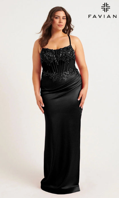 Faviana Long Plus-Size Formal Dress 9592