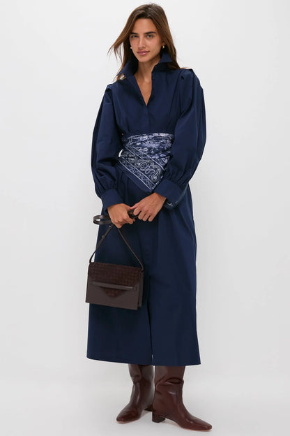 Navy Corinne Dress