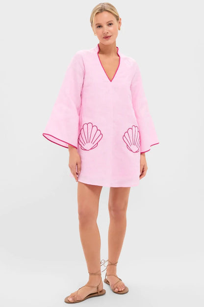 Pink Seashell Oceana Mini Dress