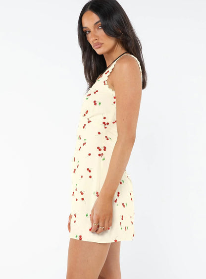 Dasha Mini Dress Cherry