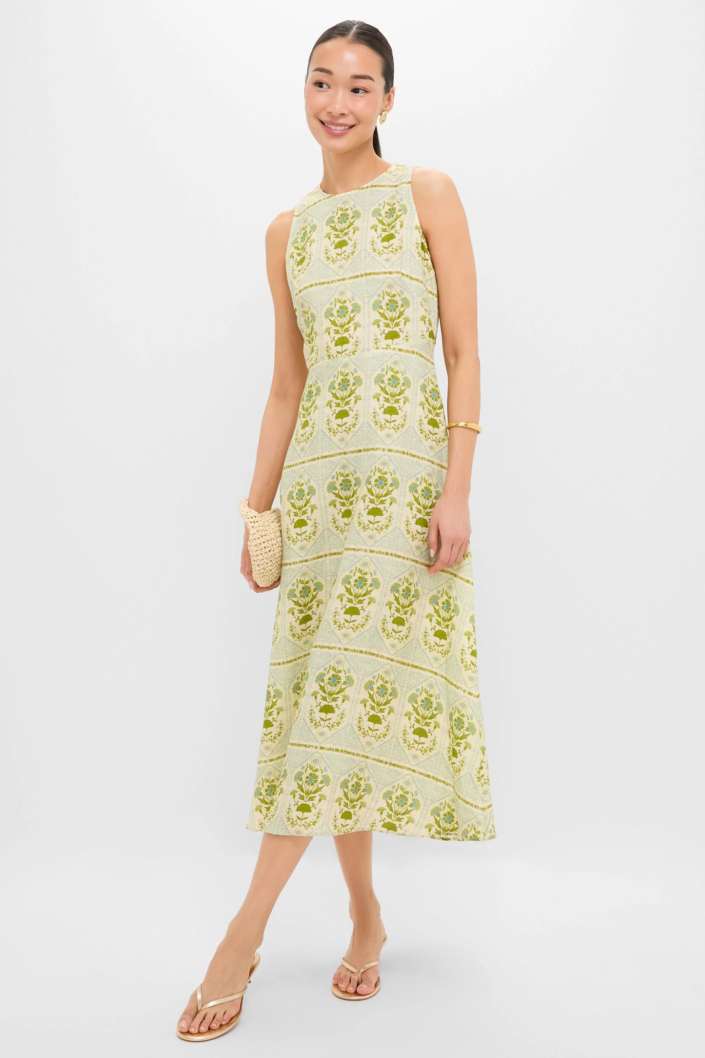 Green Trellis Faith Dress