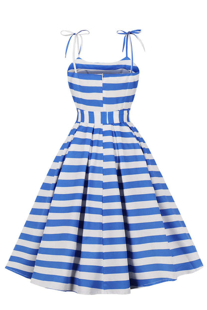Yellow Plaid Swing Dress with Sash